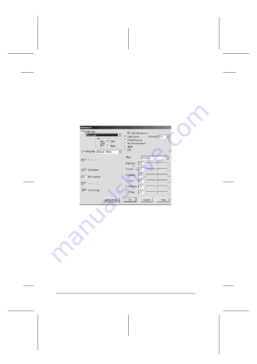 Epson Stylus Photo 895 Manual Download Page 70