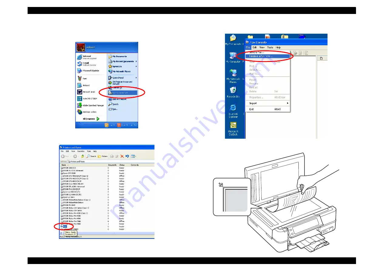 Epson Stylus Photo Printer PX800FW Service Manual Download Page 89