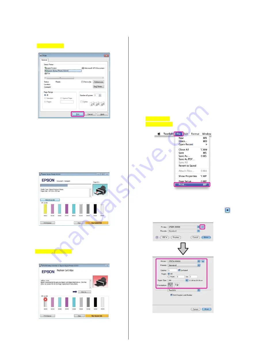 Epson Stylus Photo R3000 Series Скачать руководство пользователя страница 31