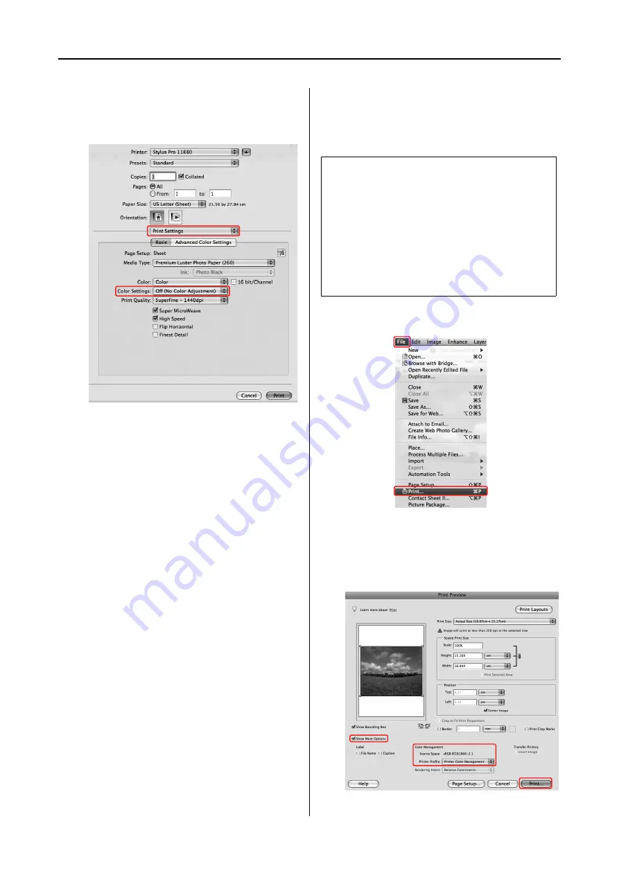 Epson Stylus Pro Series Driver Manual Download Page 17