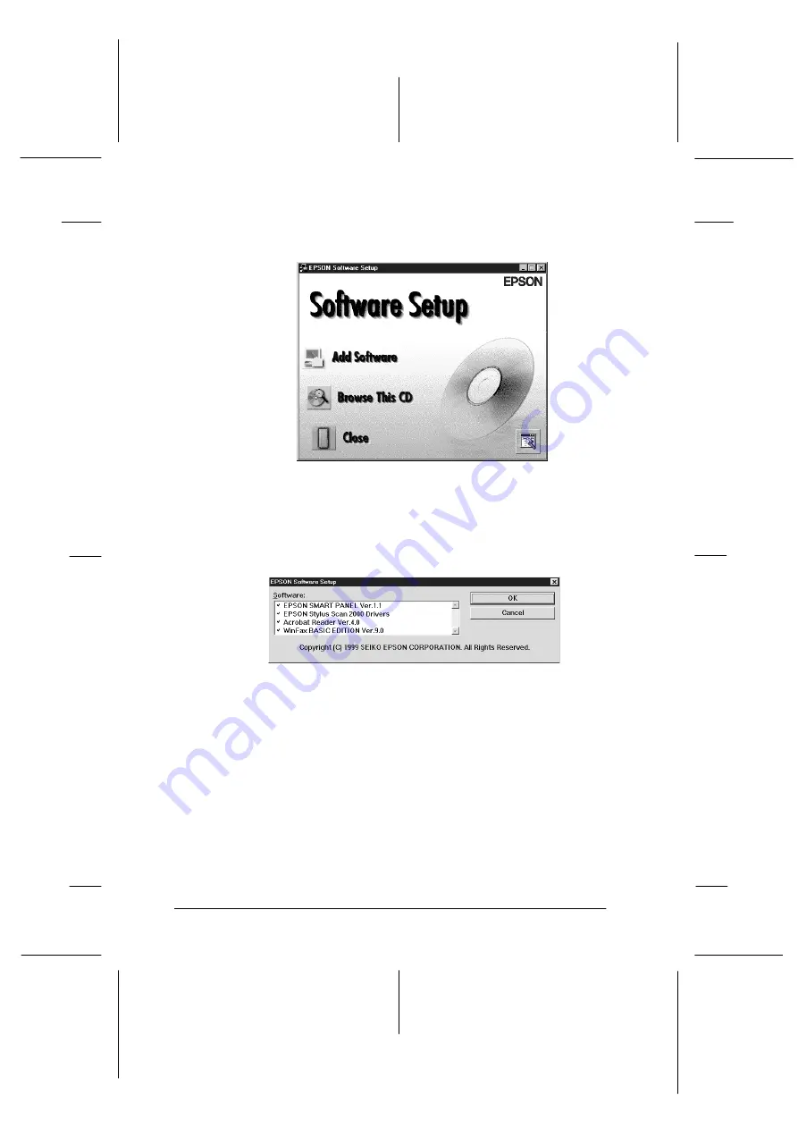 Epson SylusScan 2000 Setup Manual Download Page 9