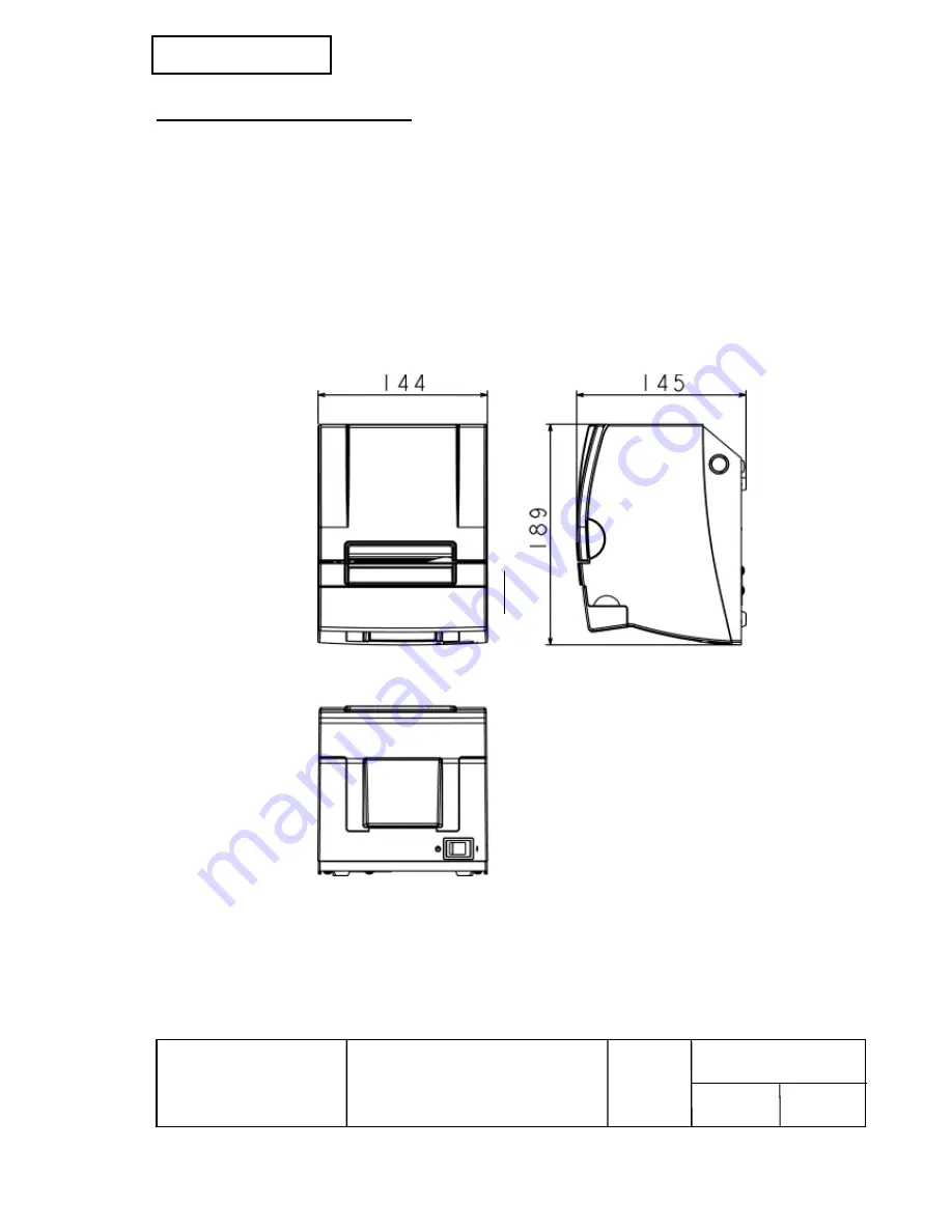 Epson TM-T81 Technical & Specifications Manual Download Page 59