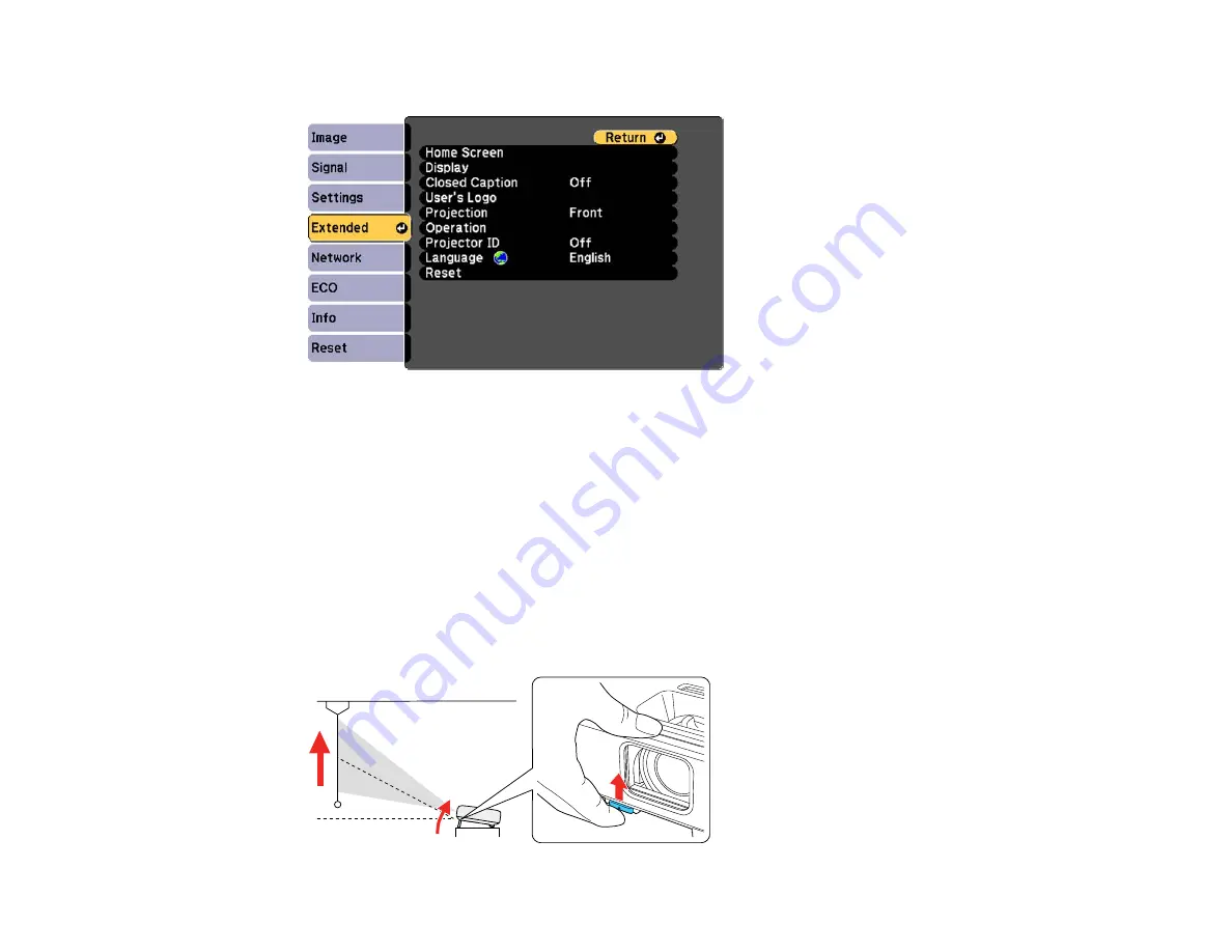 Epson VS250 User Manual Download Page 77