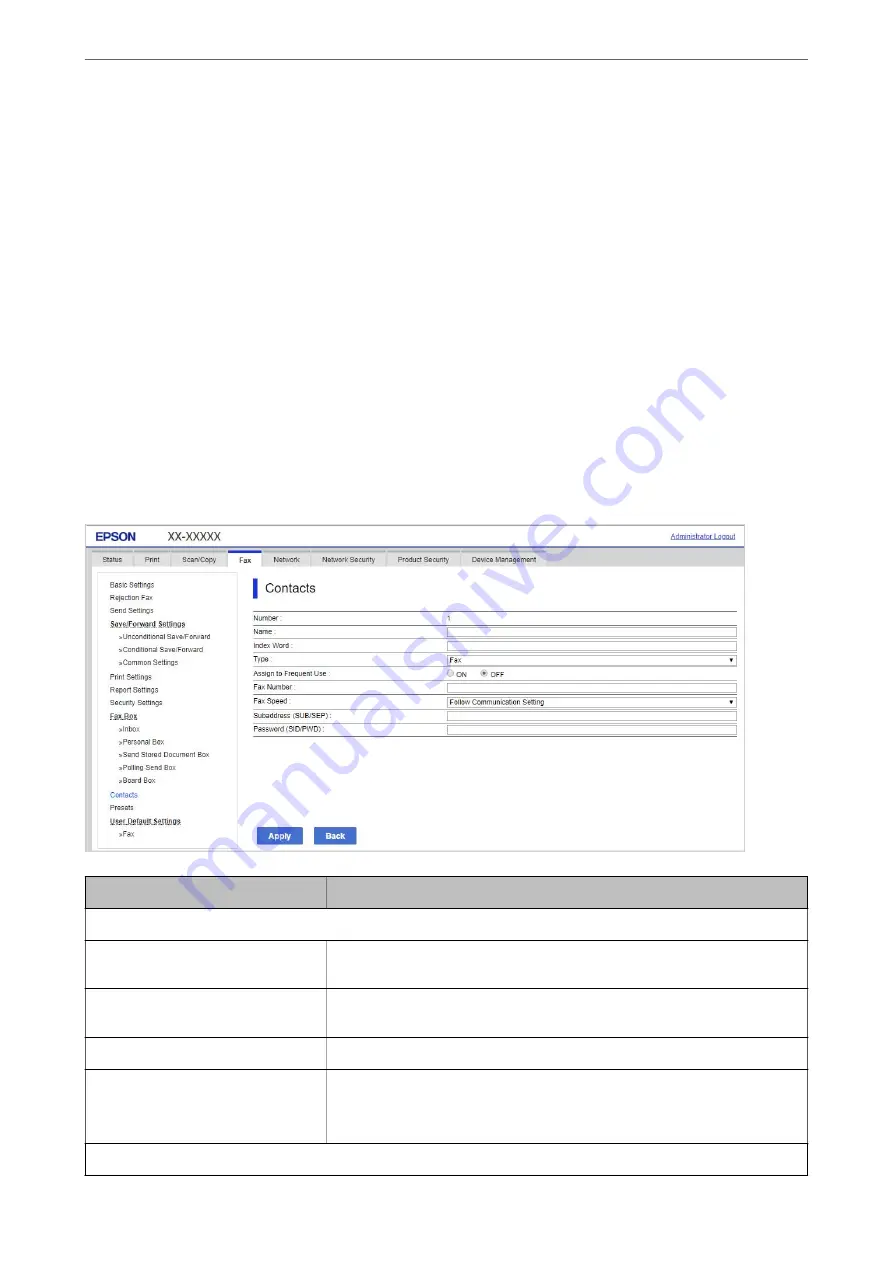 Epson WF-C878R Series User Manual Download Page 447