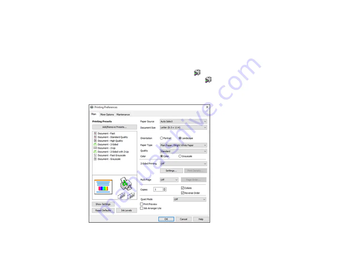 Epson WorkForce Pro WF-C5710 User Manual Download Page 134