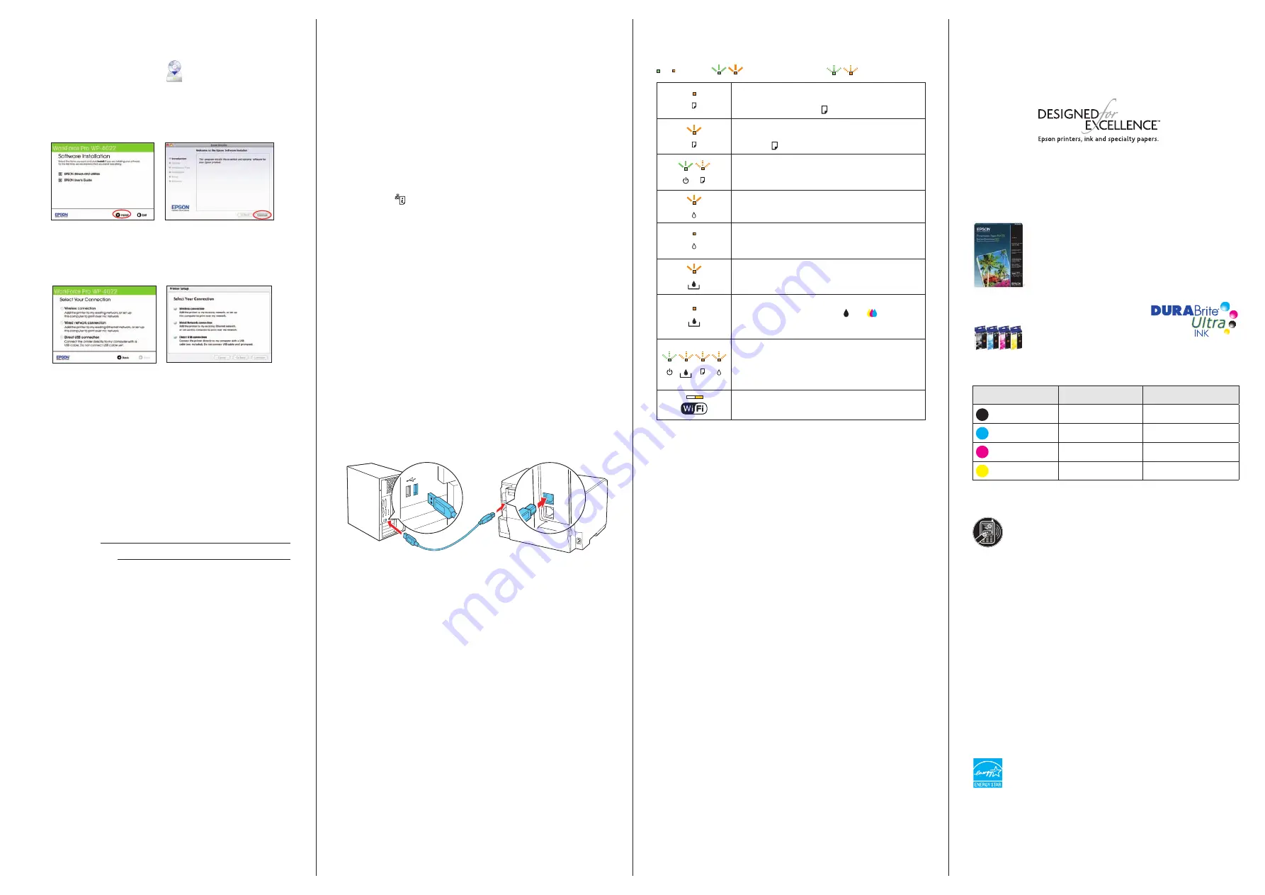 Epson WorkForce Pro WP-4022 Скачать руководство пользователя страница 4