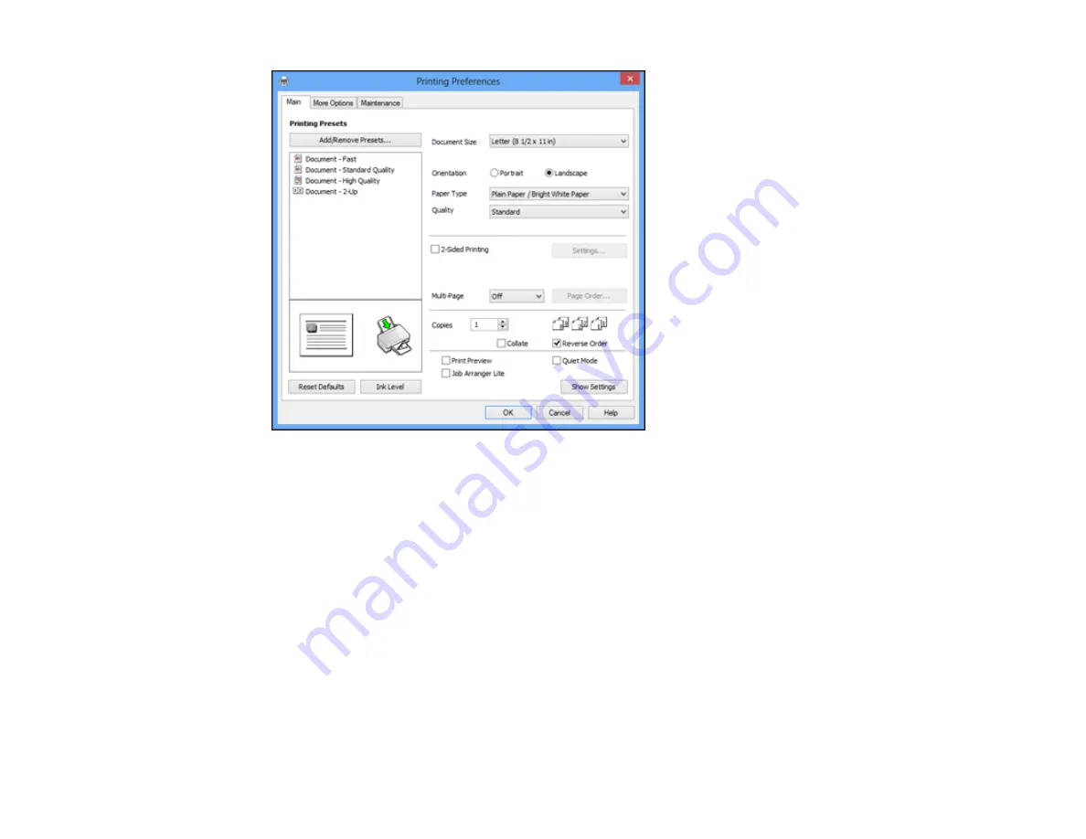 Epson WorkForce WF-M1030 User Manual Download Page 34