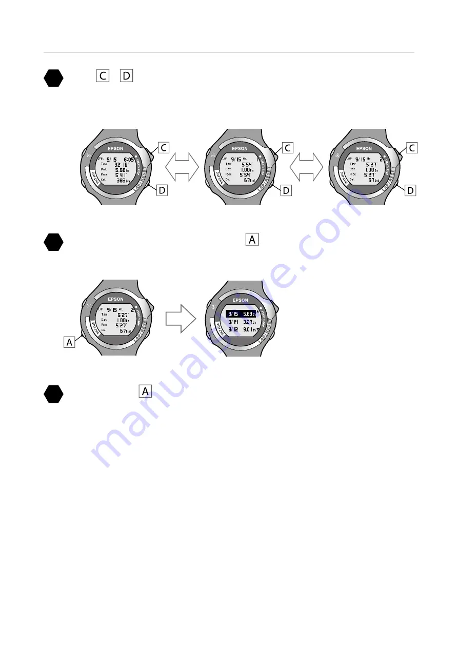 Epson WristableGPS SS-300 User Manual Download Page 57