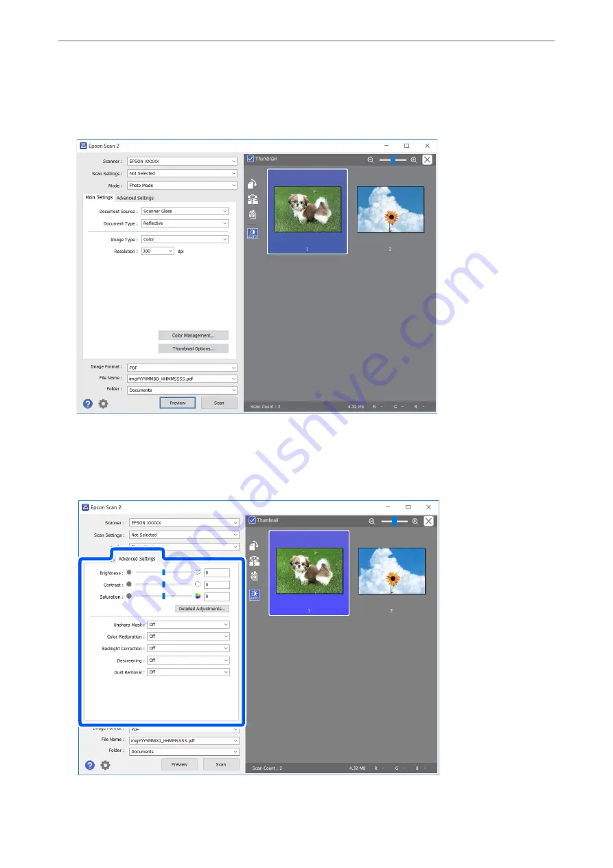 Epson XP-2150 Series User Manual Download Page 72