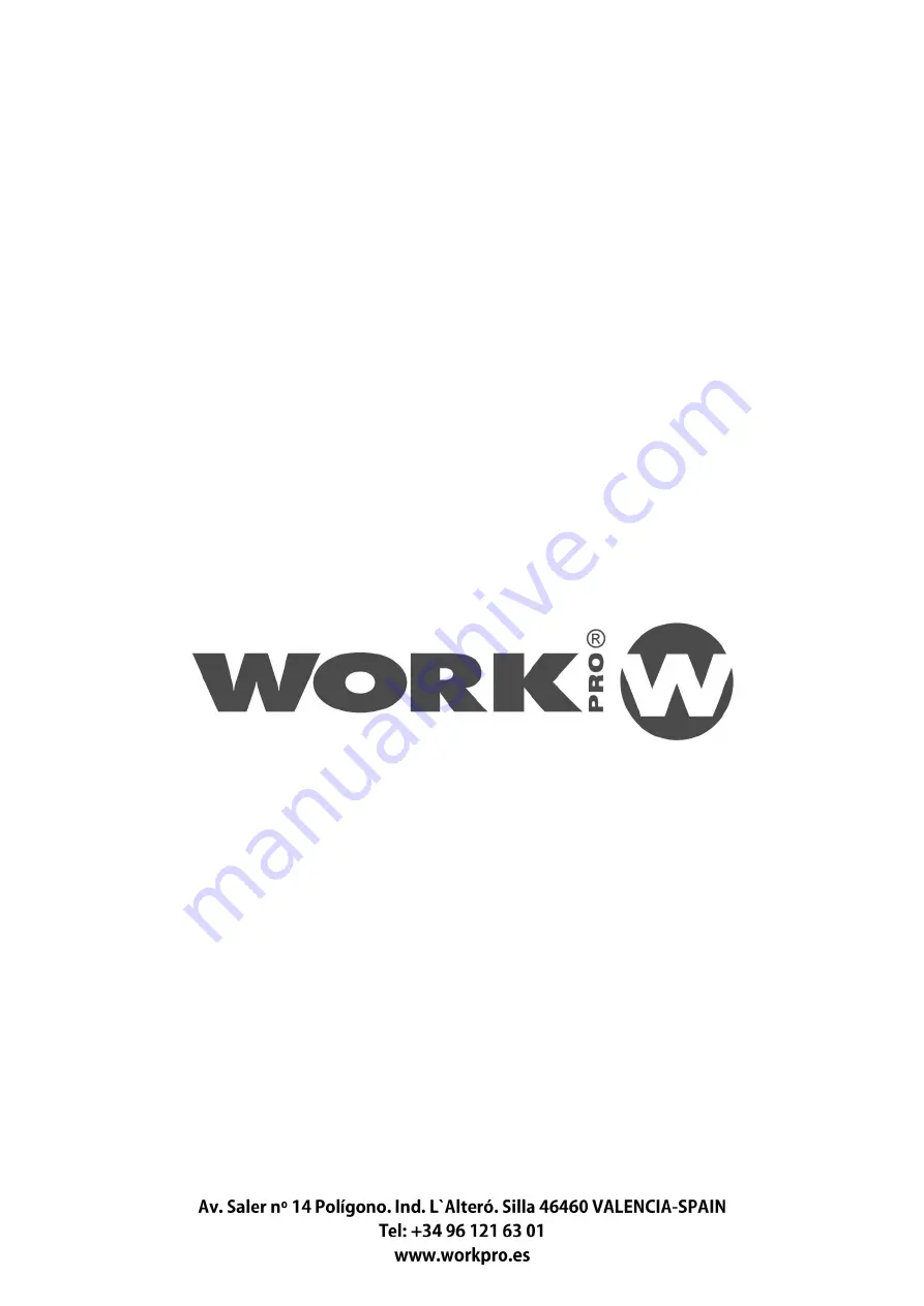 Equipson WorkPro 50WFS500 User Manual Download Page 14