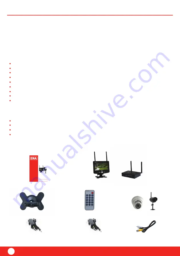 ERA WIRELESS HD CCTV SYSTEM User Manual Download Page 6