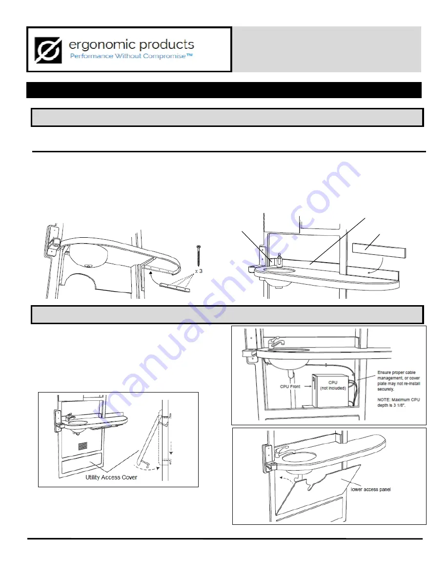 Ergonomic products 32 INWALL COMFORT MEDIA Specification / Installation And Manual Download Page 8