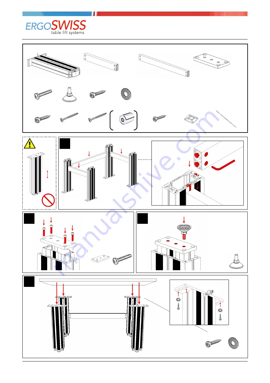 Ergoswiss TM-4 Assembly Instructions Download Page 1