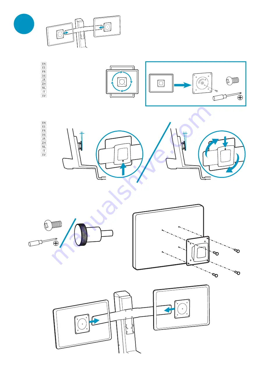 Ergotron Dual User Manual Download Page 9