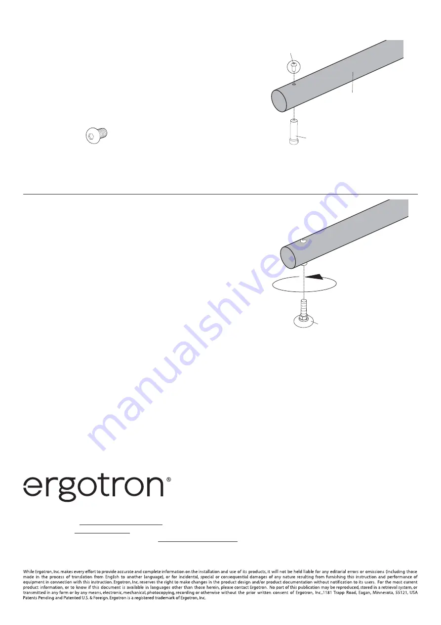 Ergotron Glide Upgrade User Manual Download Page 2