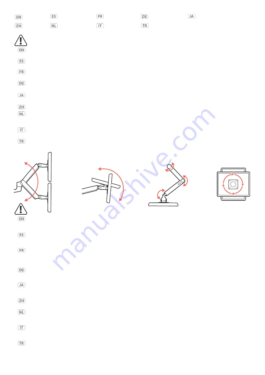 Ergotron LX Sit-Stand Wall Keyboard Arm User Manual Download Page 21