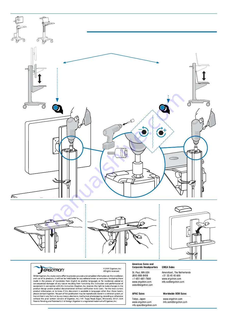 Ergotron Neo-Flex Assembly Instructions Manual Download Page 21