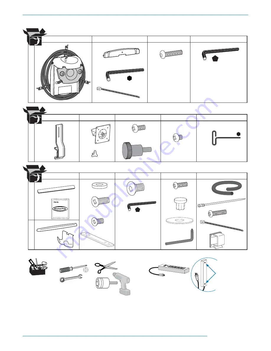 Ergotron TeachWell LCD Assembly Instructions Manual Download Page 6