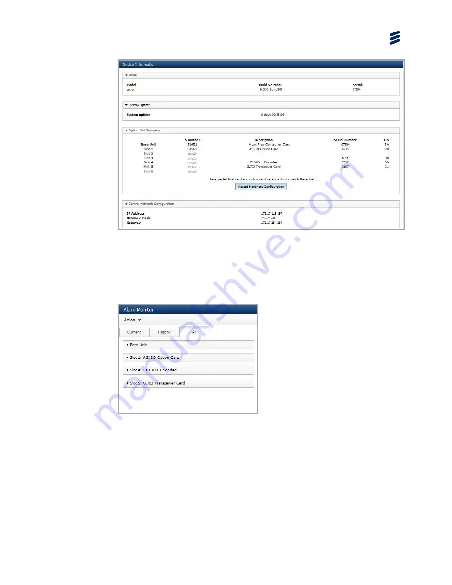 Ericsson AVP 4000 Reference Manual Download Page 195