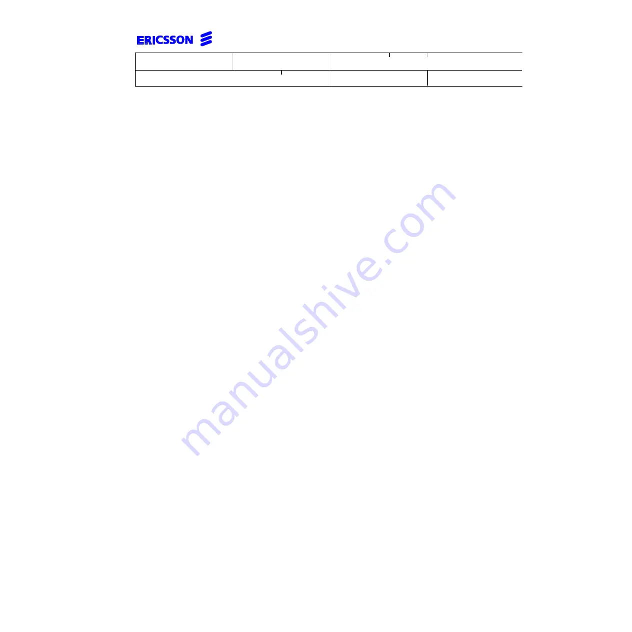 Ericsson BDV BS 101 01 Installation Instructions Manual Download Page 5