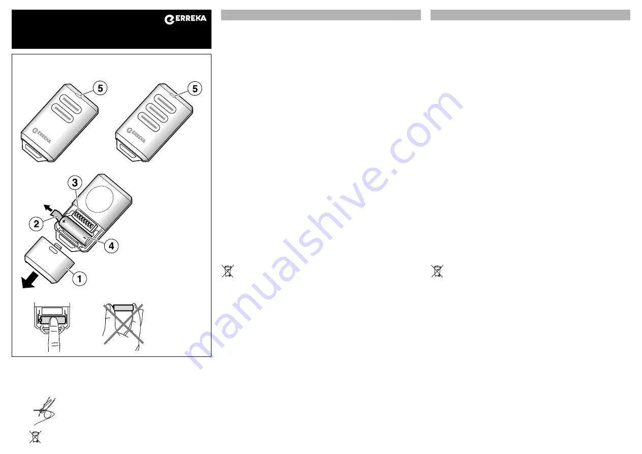 Erreka KUMA KU02 Instructions Download Page 1