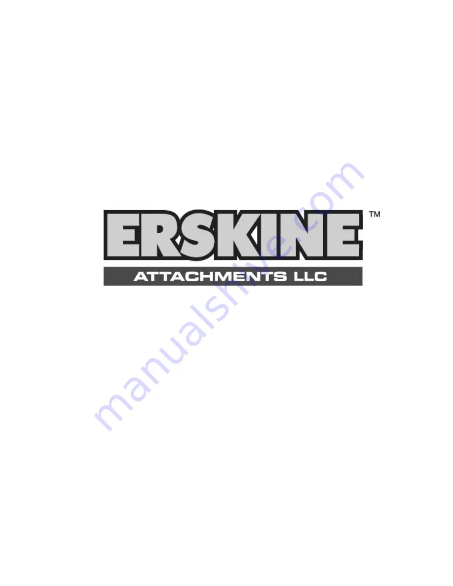 Erskine Attachments 2010X Скачать руководство пользователя страница 36