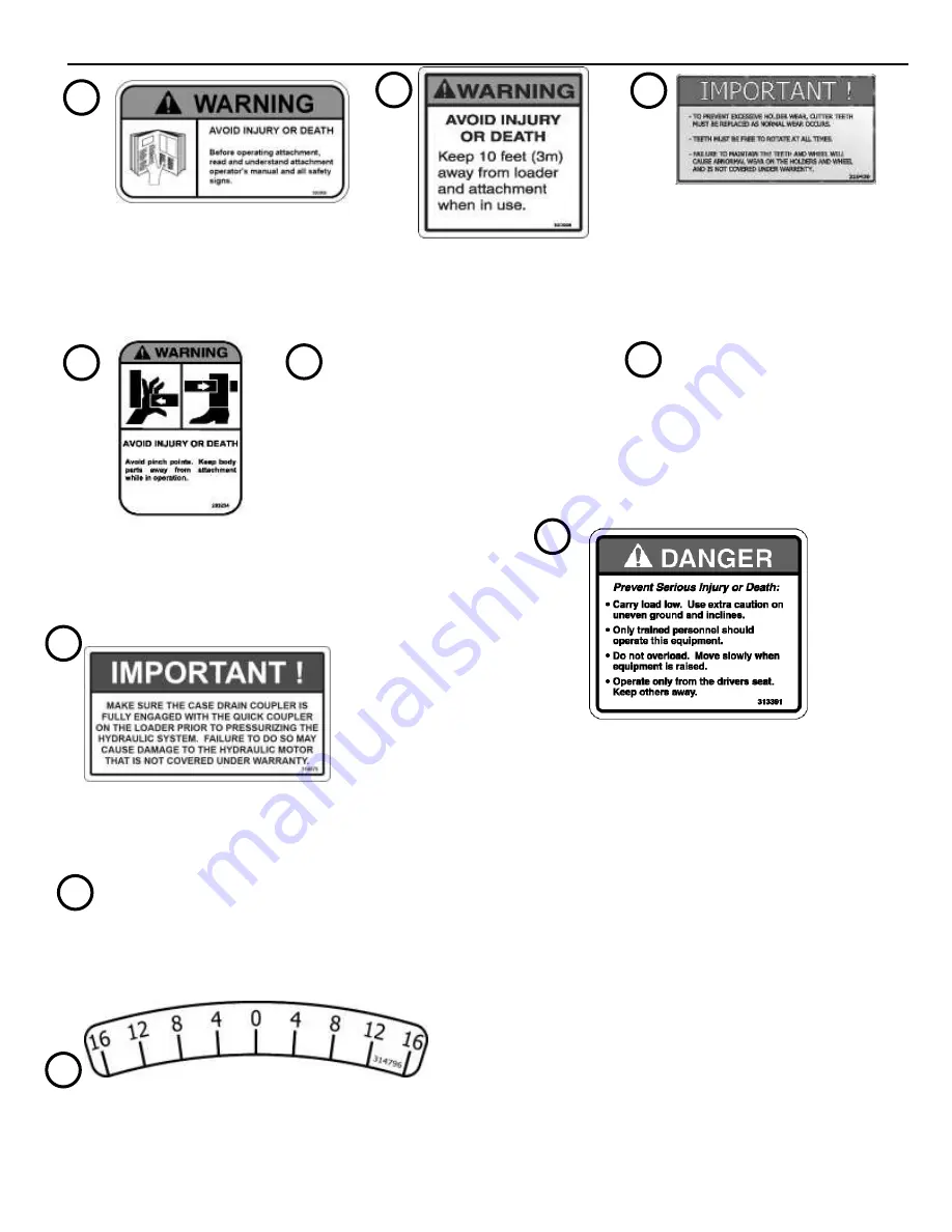 Erskine Attachments Cold Planer 18 Operator'S Manual Download Page 6