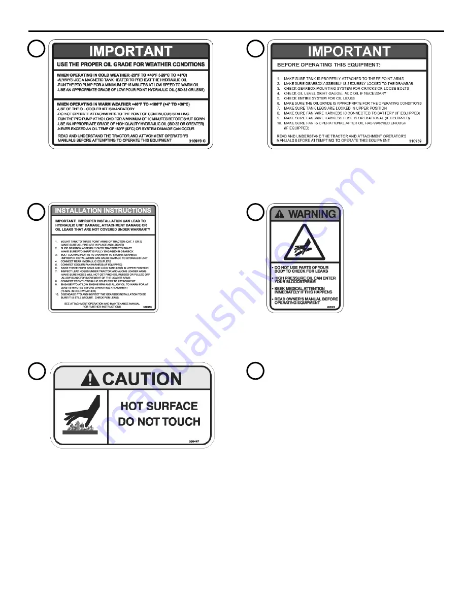 Erskine Attachments HP15 Operator'S Manual Download Page 6