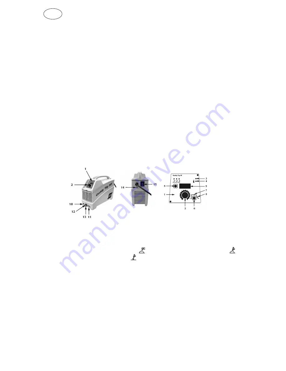 ESAB CaddyTig HF Instruction Manual Download Page 9