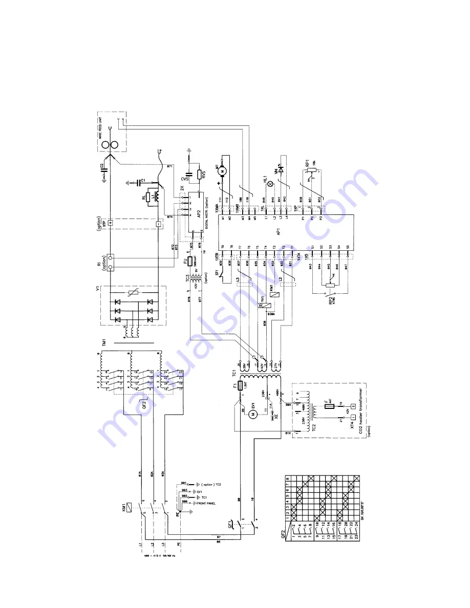 ESAB Origo Mig C170 3ph Instruction Manual Download Page 14