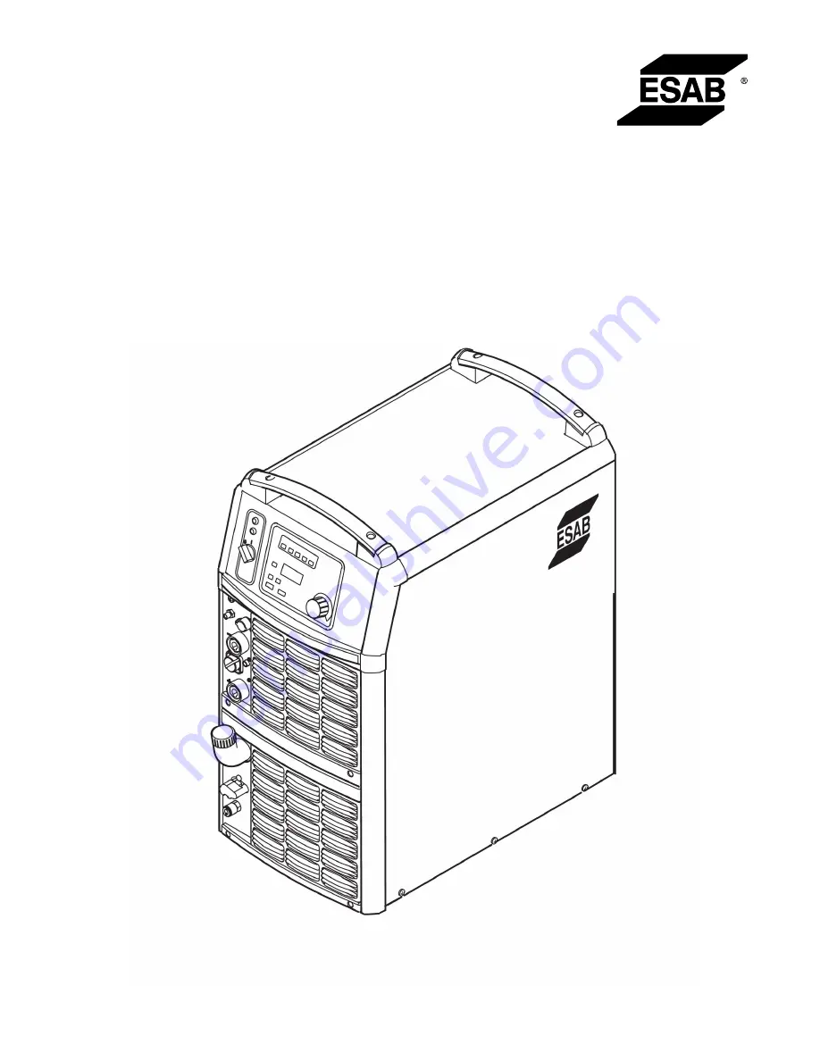 ESAB Origo Tig 4300iw AC/DC Instruction Manual Download Page 1