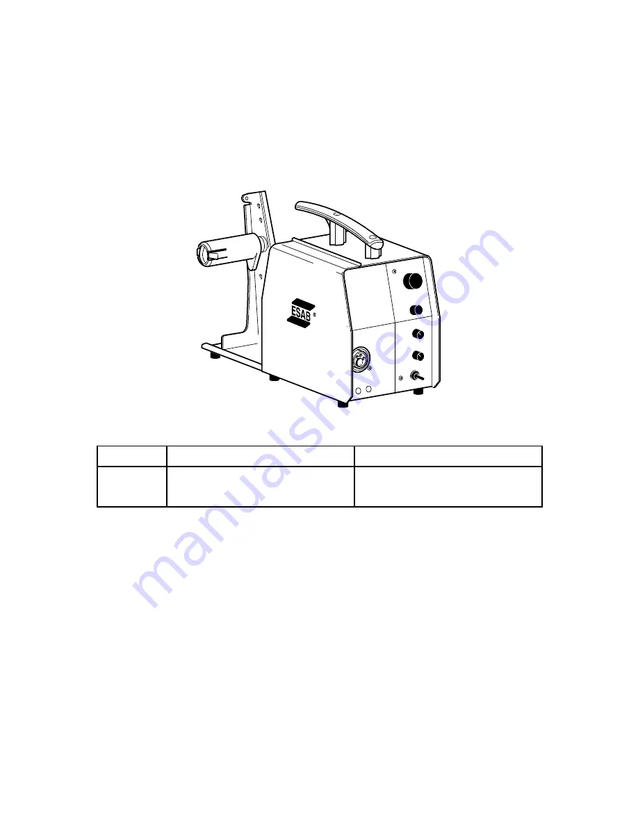 ESAB OrigoFeed 30-4 Instruction Manual Download Page 13