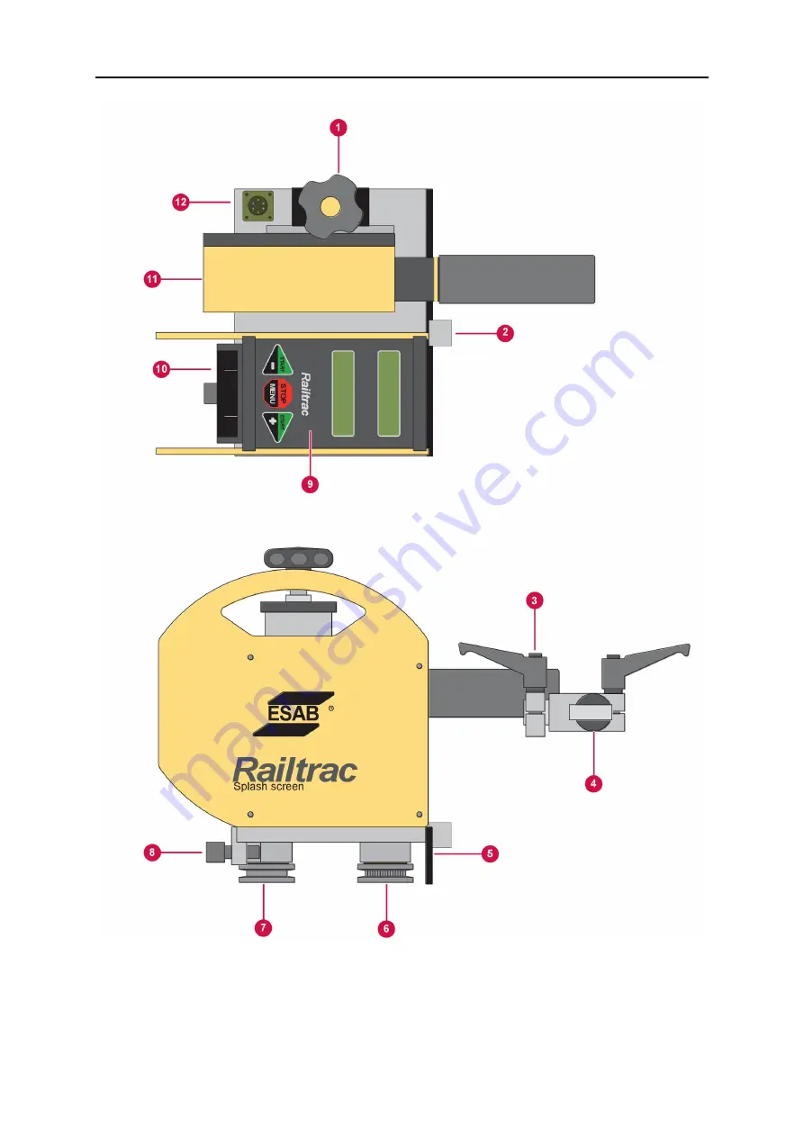 ESAB Railtrac BV2000 Скачать руководство пользователя страница 9