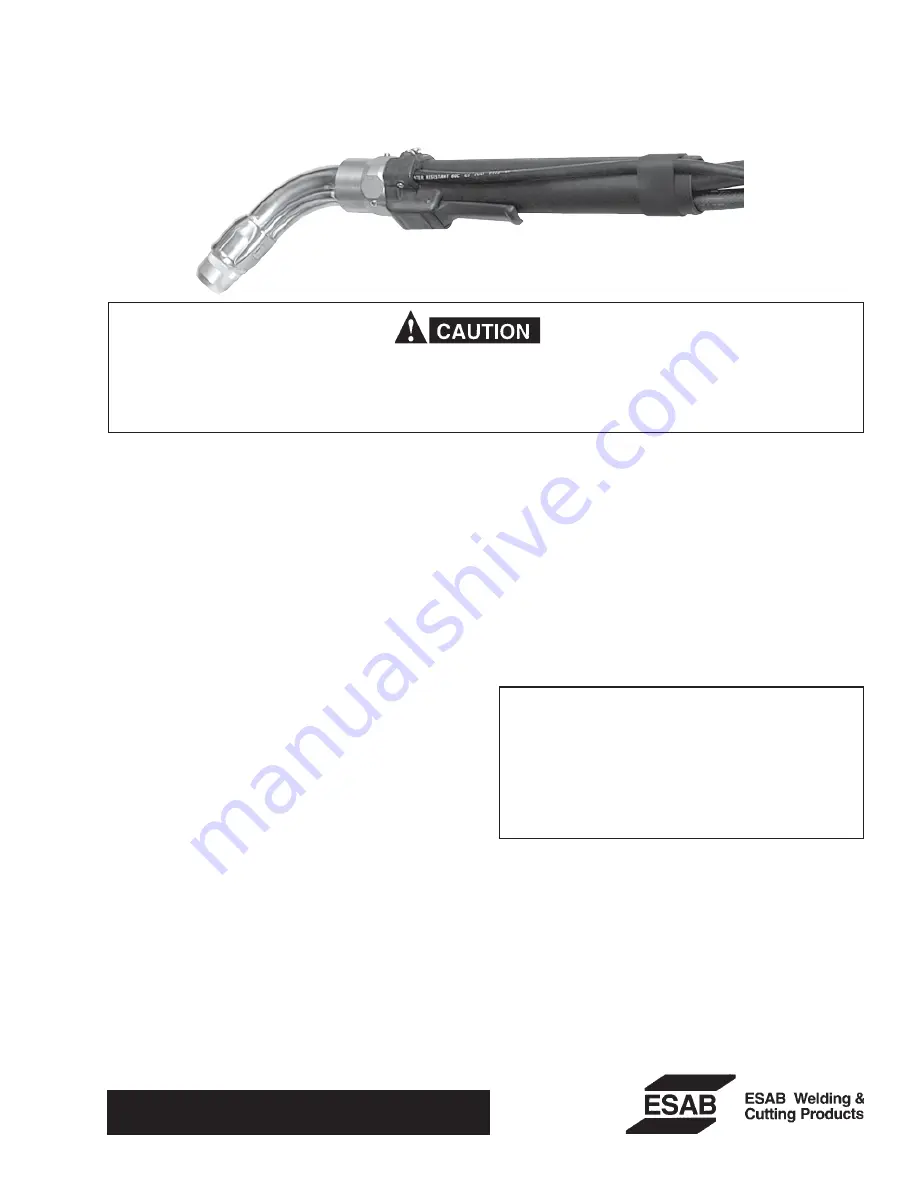 ESAB ST-16 Instructions Manual Download Page 1