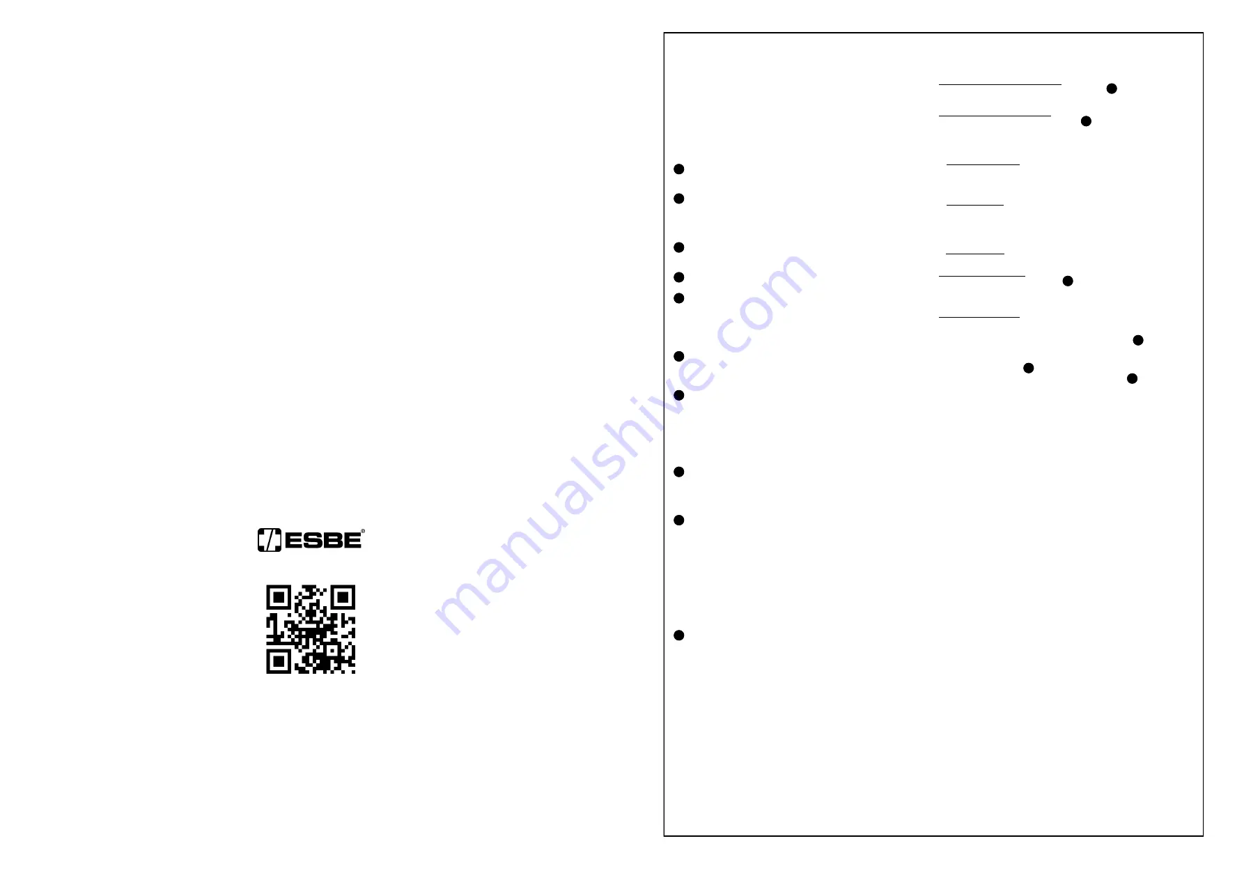 ESBE TFC121 Скачать руководство пользователя страница 5