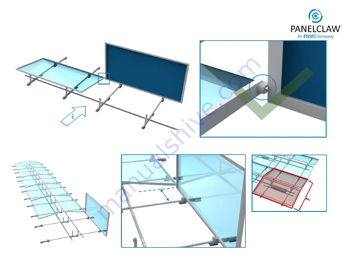 ESDEC PANELCLAW clawFR Dual Tilt 10 Degree Скачать руководство пользователя страница 16