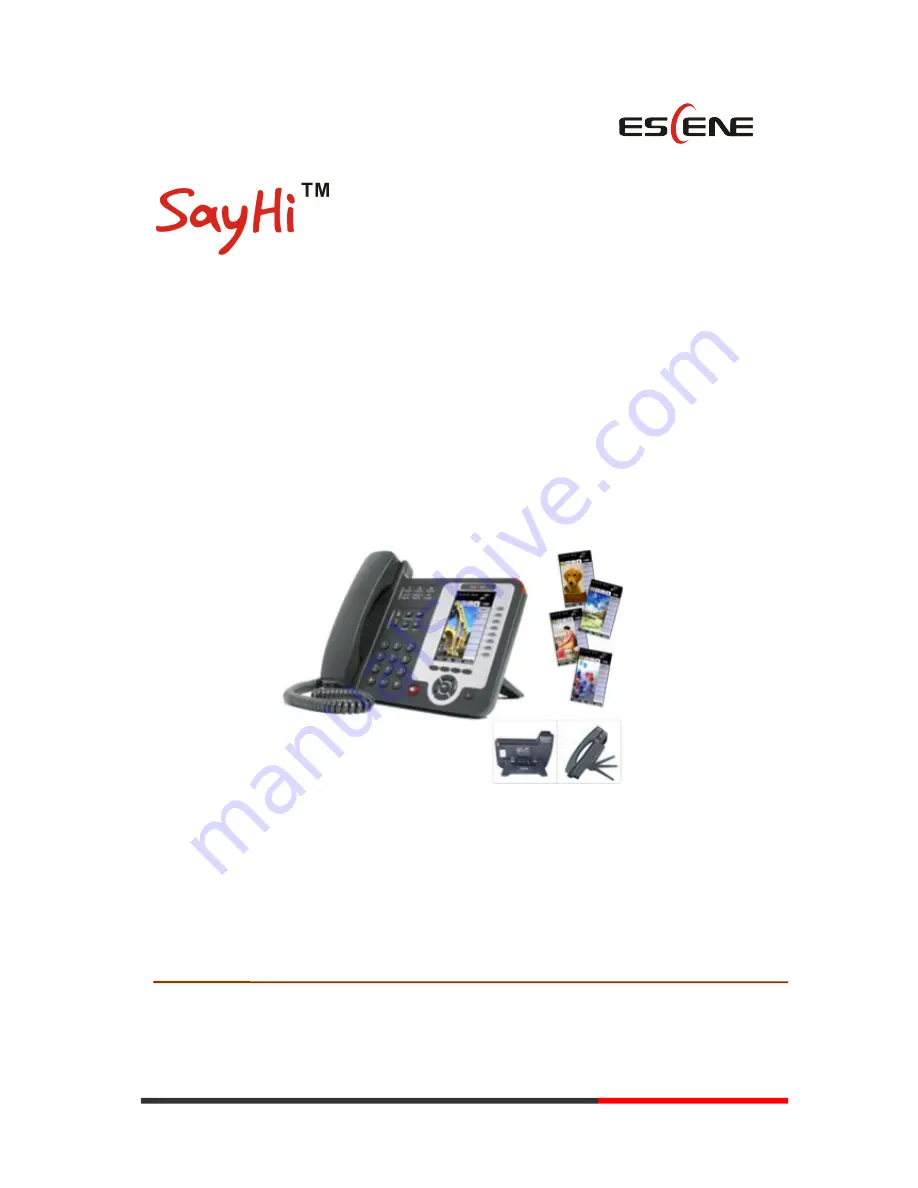 ESENE SayHi 6 Series User Manual Download Page 1