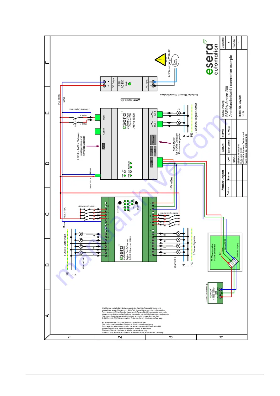 esera automation ESERA-Station 200 Скачать руководство пользователя страница 6