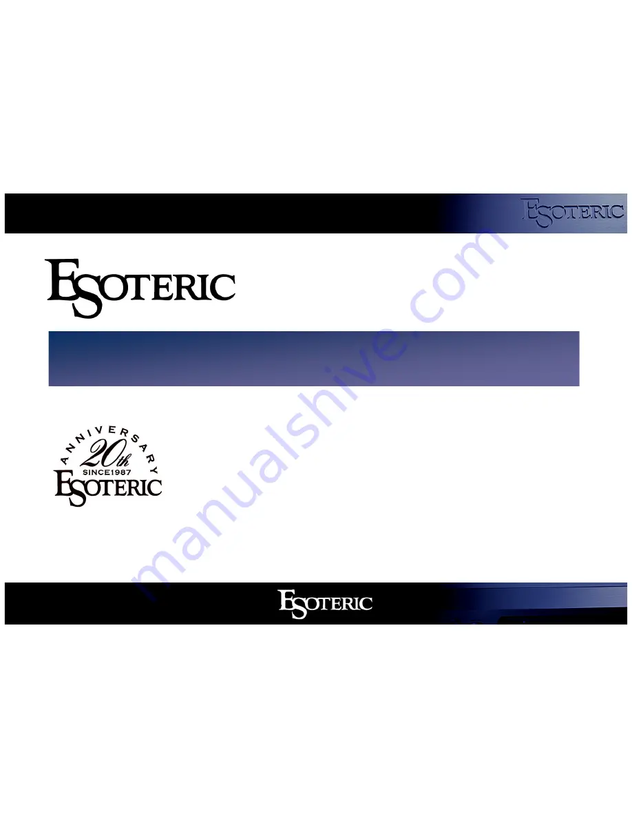 Esoteric Esoteric A-100 Brochure Download Page 3