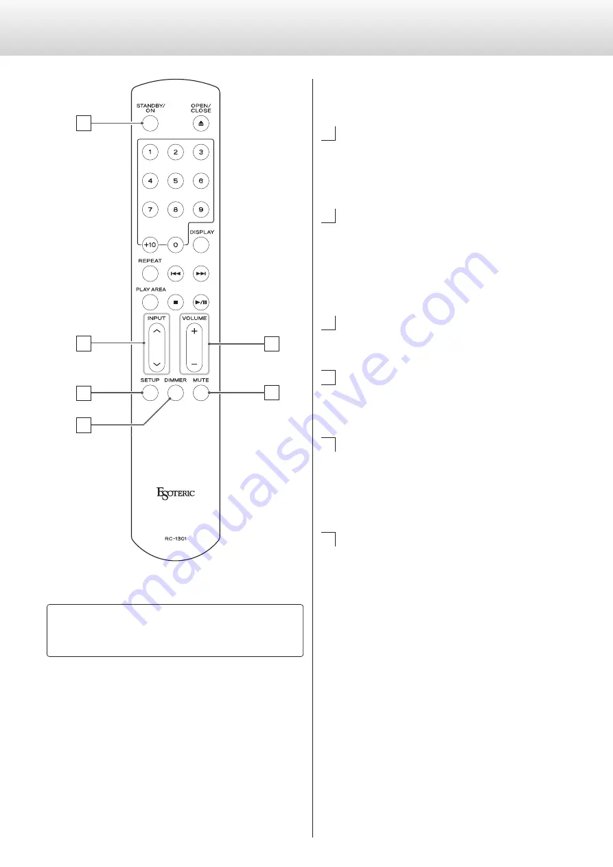 Esoteric F-07 Owner'S Manual Download Page 16