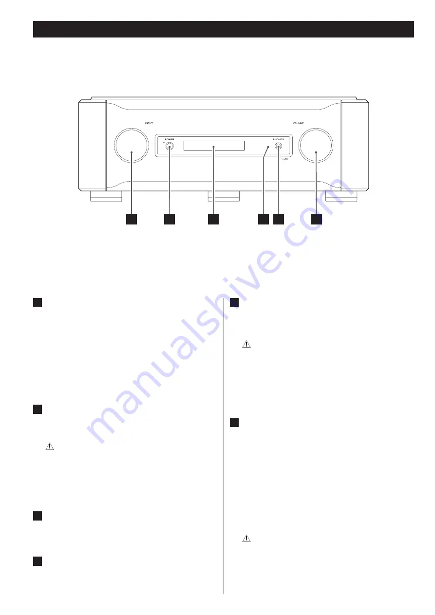 Esoteric I-03 Owner'S Manual Download Page 5