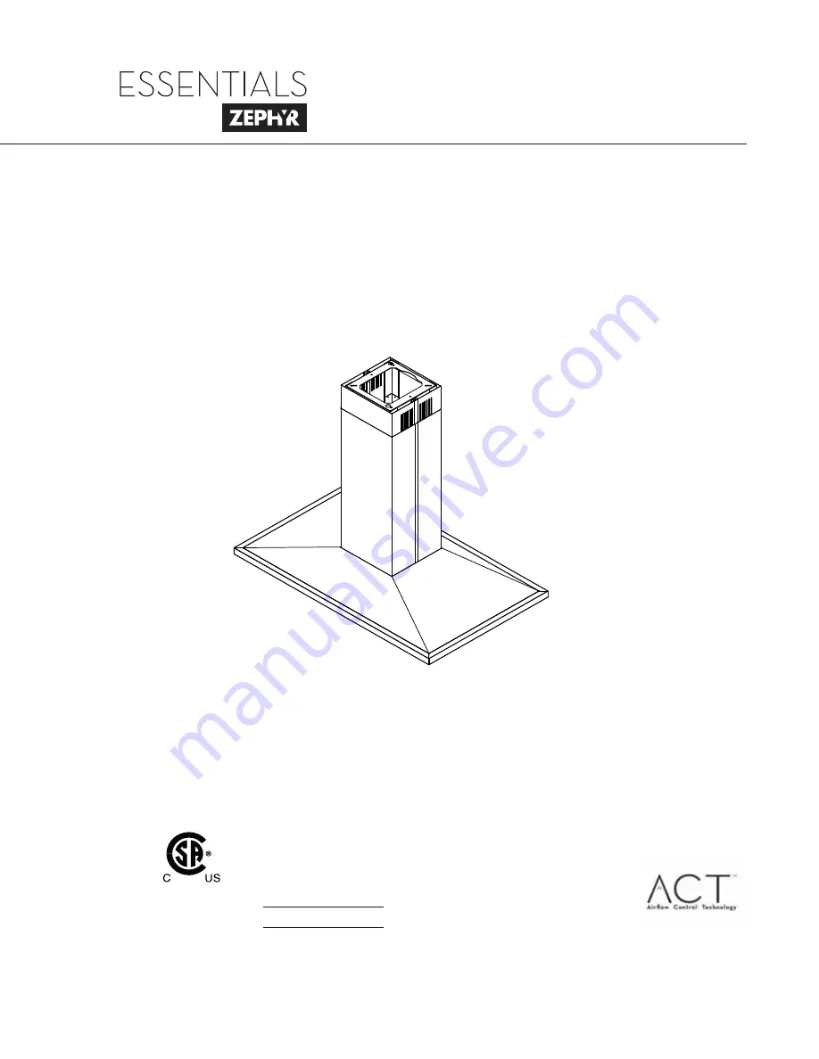 Essentials Anzio Island ZAZ-E42BS Скачать руководство пользователя страница 1