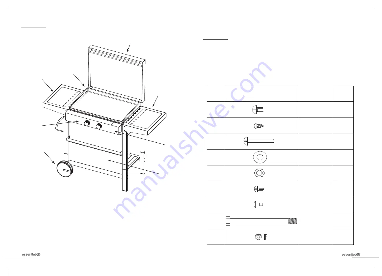 essentiel b EPGZ 2 Скачать руководство пользователя страница 63