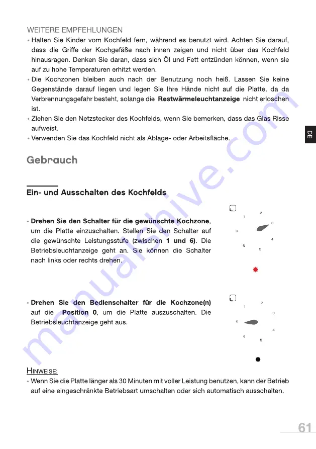 essentiel b ETV45m User Manual Download Page 61