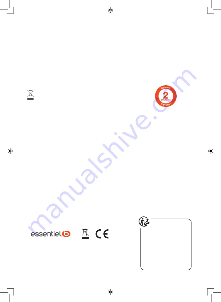 essentiel b RUMBA II Скачать руководство пользователя страница 37