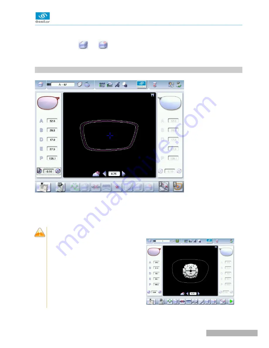 Essilor PRO-E 600 User Manual Download Page 64