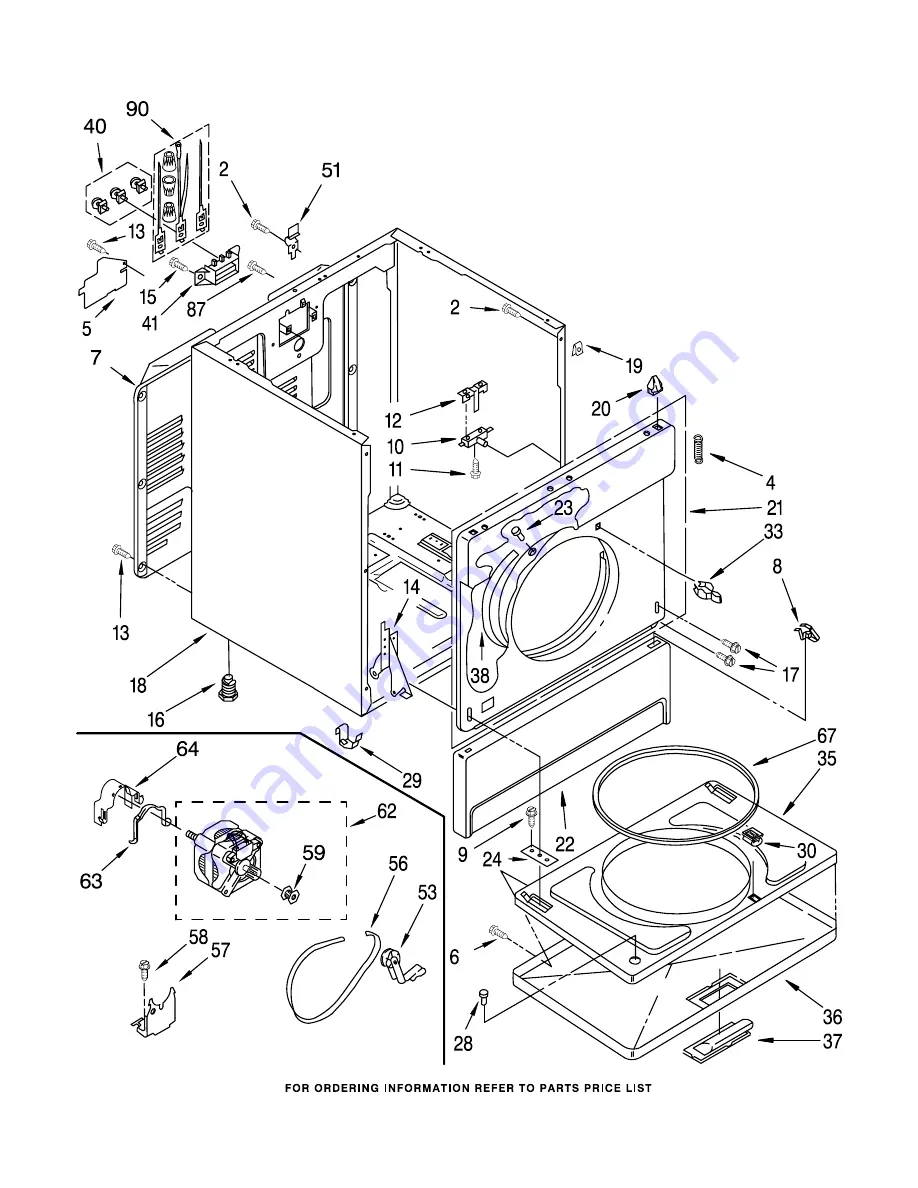 Estate TEDS680DQ1 Parts List Download Page 3