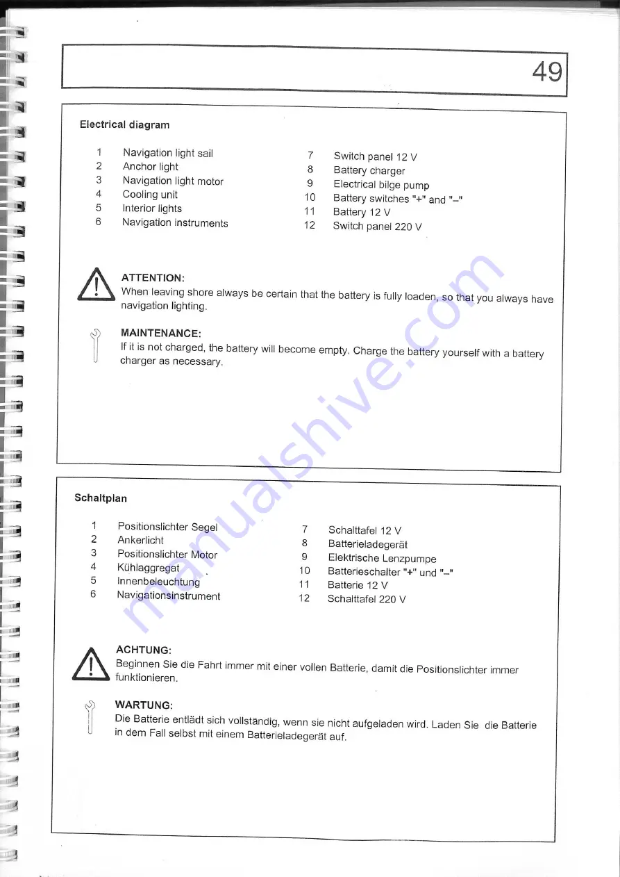 ETAP 24 i Owner'S Manual Download Page 48