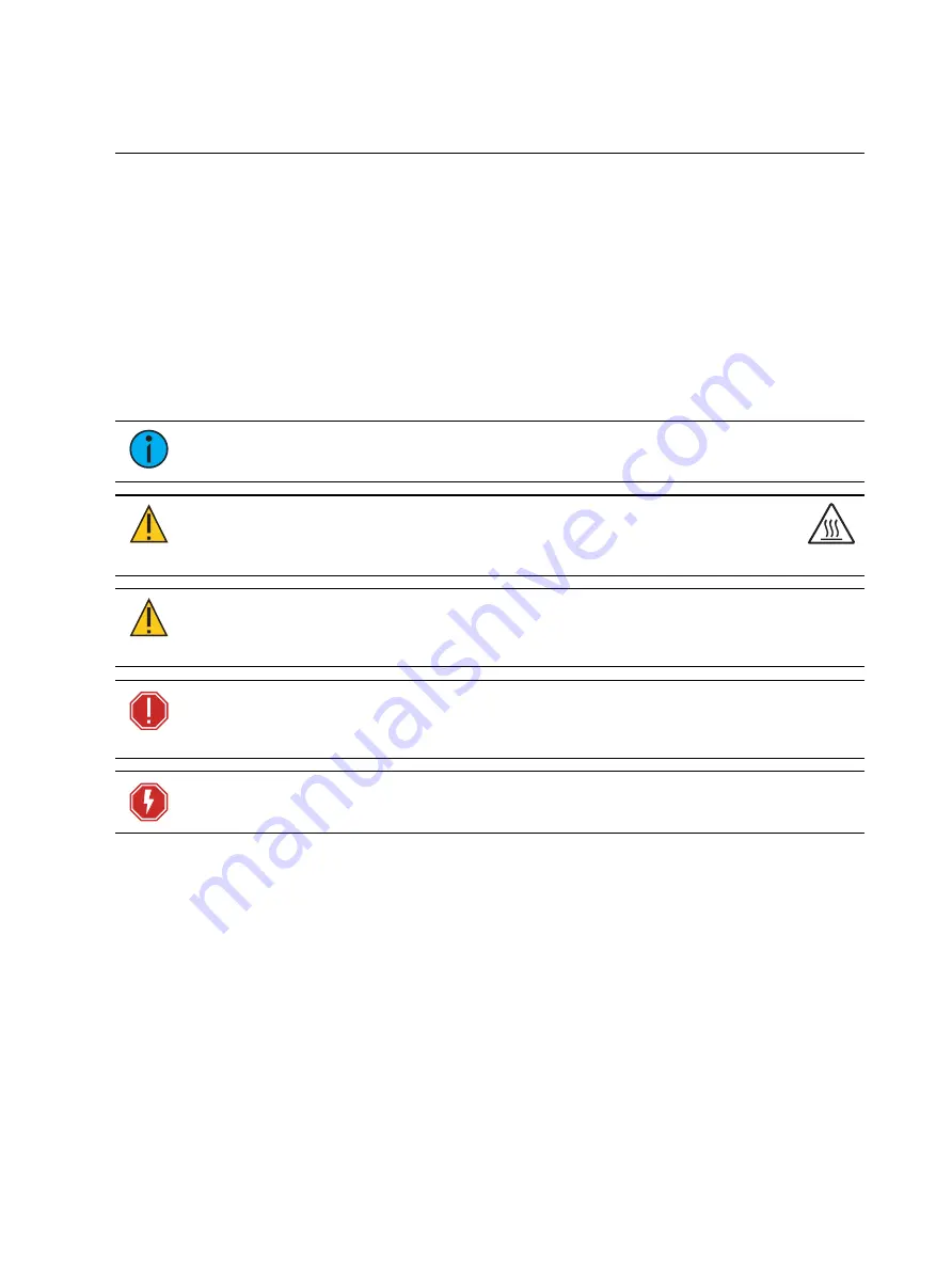 ETC High End Systems SolaFrame 3000 User Manual Download Page 5