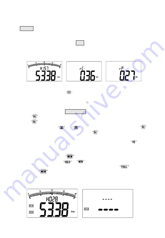 ETCR 3000B Manual Download Page 22